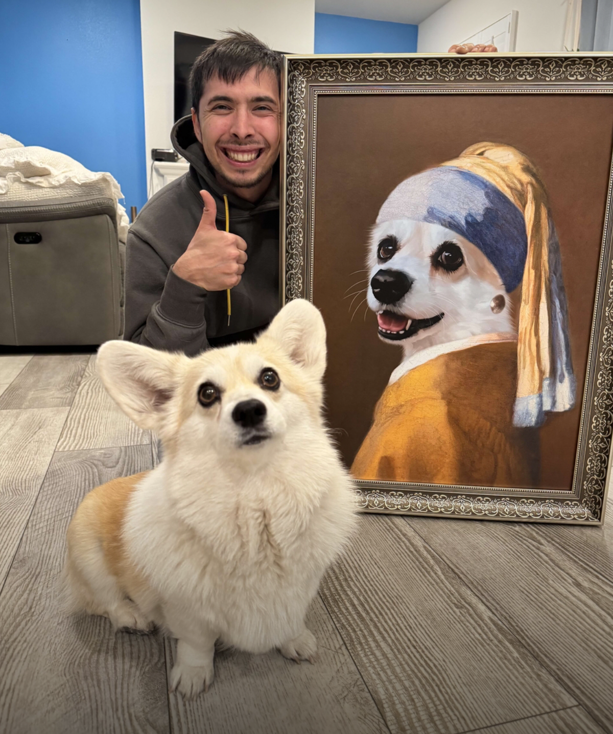 ペットのコスプレ似顔絵